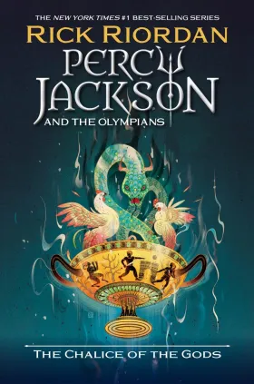 Percy Jackson and the chalice of the gods - copertina USA